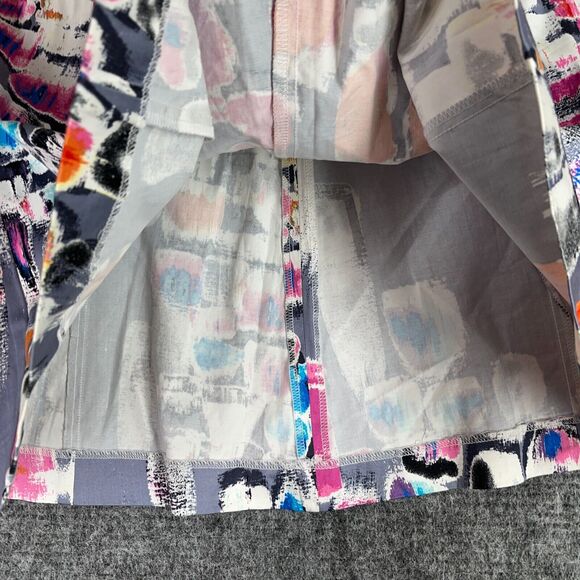 Lane‎ Bryant Skirt Womens 18 Short Above Knee Stretch Abstract Modern Unlined - Picture 4 of 10